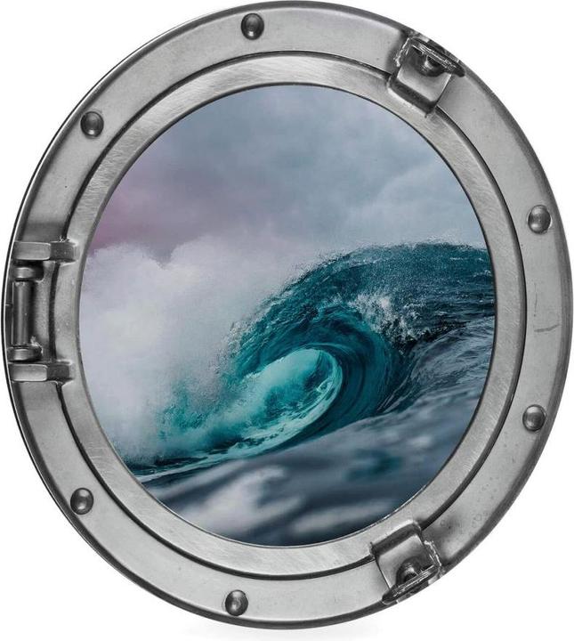 Produktbild Trenddeko 3D Optik - Das tosende Meer (Ø 30 cm)