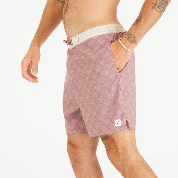 Image du produit Olaian Men’s Swim Shorts Surf 100 18" Long - Palmer Mole Pink (S)