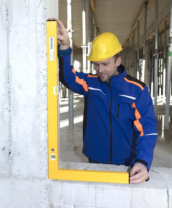 Actual product image Anrotec Construction angle 800 x 400 mm 90 degrees with 2 spirit levels