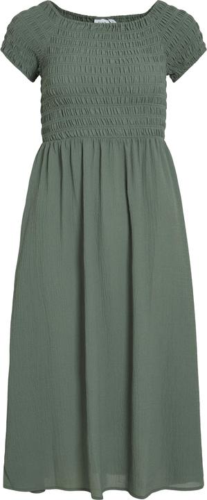 Vila VIRITA Midi Gesmoktes Kleid (40)