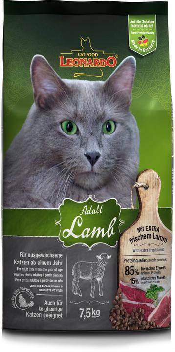 Actual product image Leonardo Cat Food Adult Lamb (Adult, 1 pcs., 7500 g)
