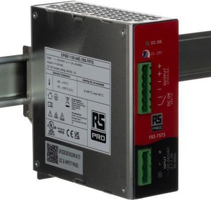 Produktbild Rs Pro DIN-Schienen Netzteil, 120V ac, 24V / 5A