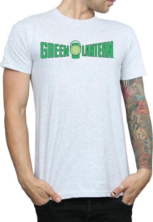 Immagine prodotto Green Lantern Text Logo Maglietta Uomo (XXL)