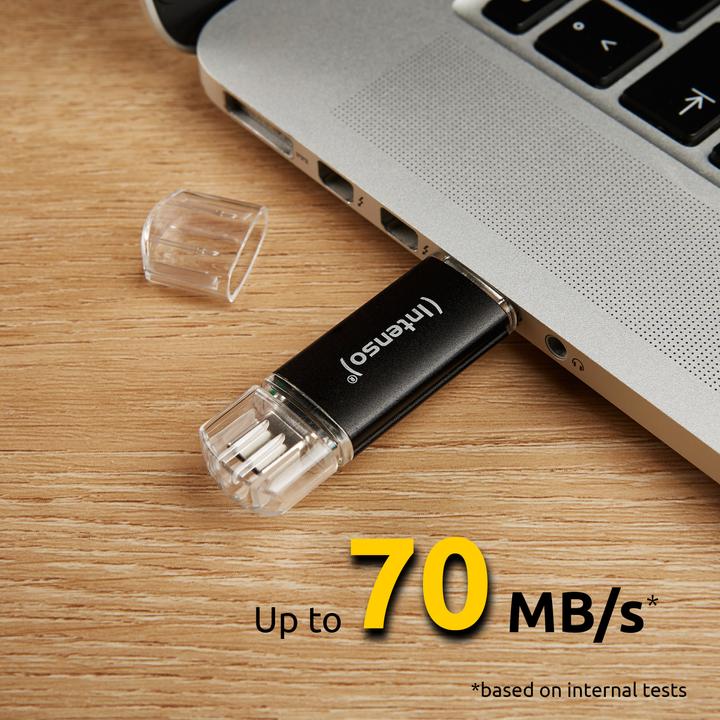 Actual product image Intenso Twin Line (32 GB, USB-C, USB 3.2)