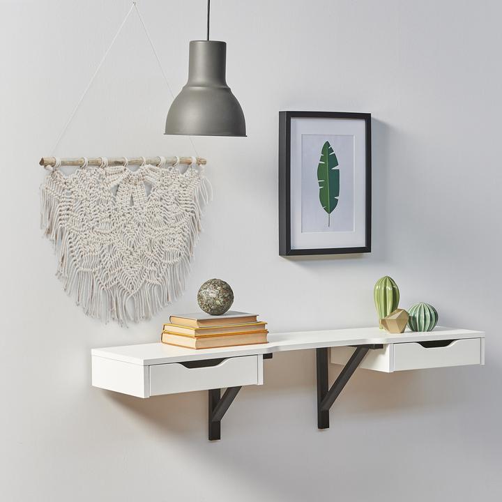 Actual product image Relaxdays Macramé wall hanging (60.5 x 1.5 x 65 cm)
