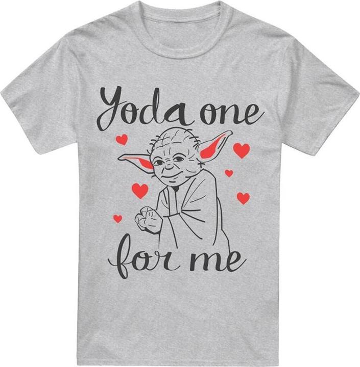 Star Wars Yoda One For Me TShirt Valentinstag (XXL)