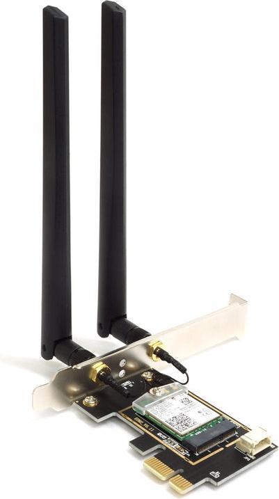 Image du produit Alfa Network Carte PCIe Alfa Wi-Fi 6E avec antenne dipôle AIT-AX210