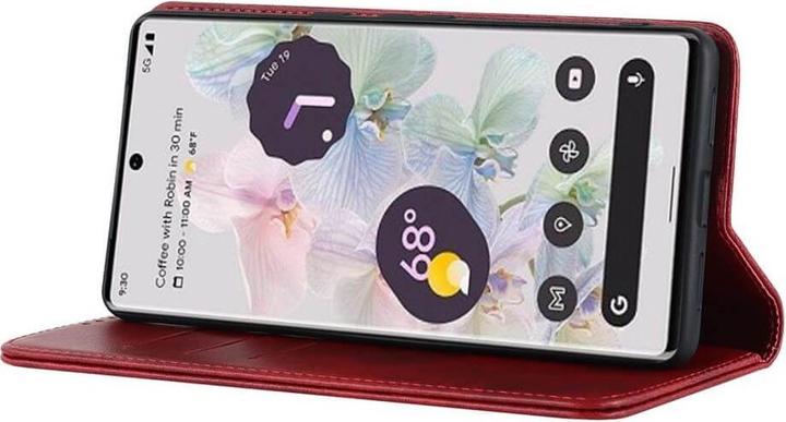 Productafbeelding Cover-Discount Google Pixel 7 Pro - Stand Flip Case Cover rood (Google Pixel 7 Pro)