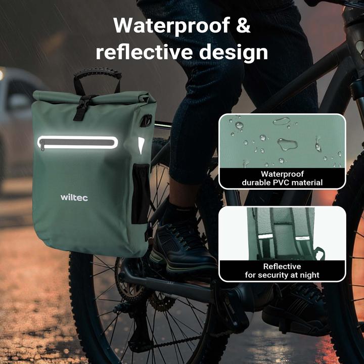 Actual product image Wiltec Gepäckträgertasche (20 l, Luggage carrier bag)