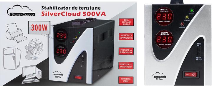 Immagine prodotto SilverCloud Stabilizzatore di tensione 500VA 300W 2.3A (500 VA, 300 W)