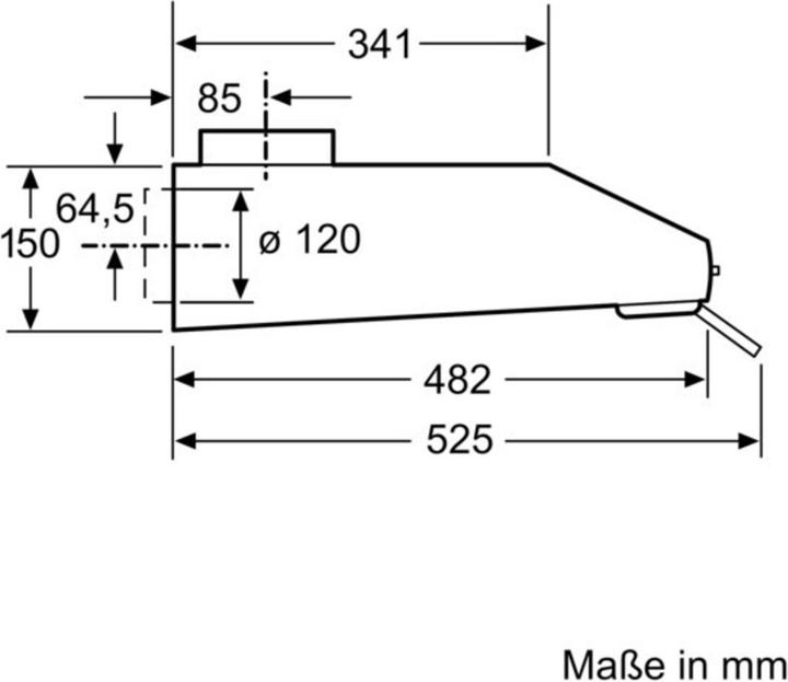 Actual product image Bosch Hausgeräte DUL62FA51 (Substructure hood)