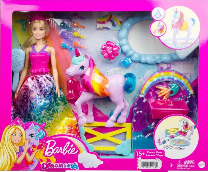 Immagine prodotto Barbie Bambola e unicorno Dreamtopia