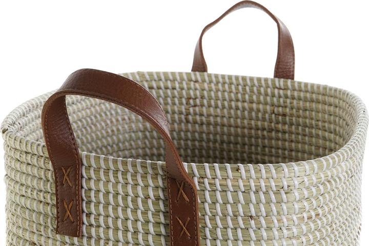 Produktbild DKD Home Decor Basket set Natural Light brown Polyurethane Seagrass 38 x 38 x 35 cm (38 x 38 x 35 cm)