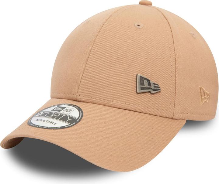 Produktbild New Era 9Forty Strapback Cap - METAL PIN BADGE beige