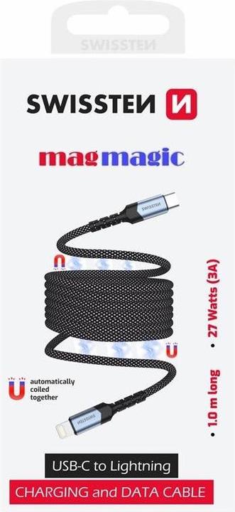 Immagine prodotto Swissten USB-C – Lightning (1 m, USB 3.2 Gen 1)