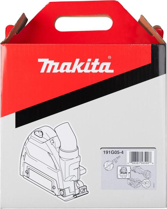 Actual product image Makita Suction hood 125mm concrete