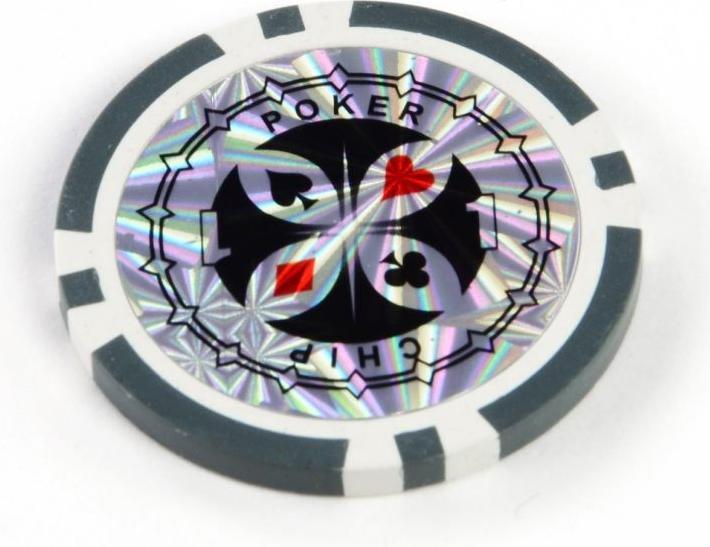Actual product image Ultimate Poker Chips 25 pieces with value 1 (laser chip)