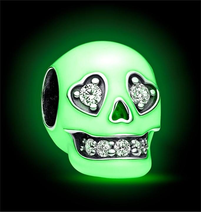 Produktbild Pandora Glow in the dark Funkelnder Totenkopf (Sterling Silber 925)