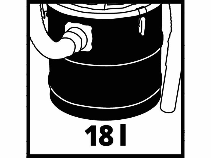 Actual product image Einhell TC-AV 1718 D (Ash vacuum cleaner)