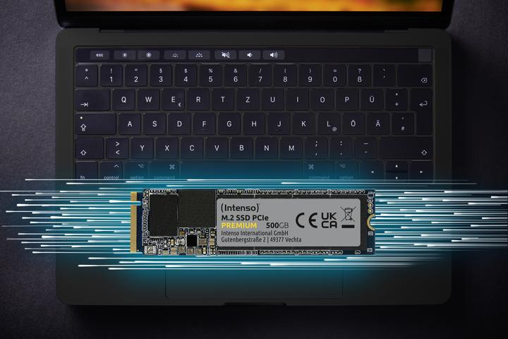 Actual product image Intenso Premium (2000 GB, M.2 2280)