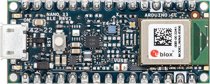 Immagine prodotto Arduino ABX00072 Scheda Nano 33 BLE Rev2 con intestazioni Nano ARM® Cortex®-M4