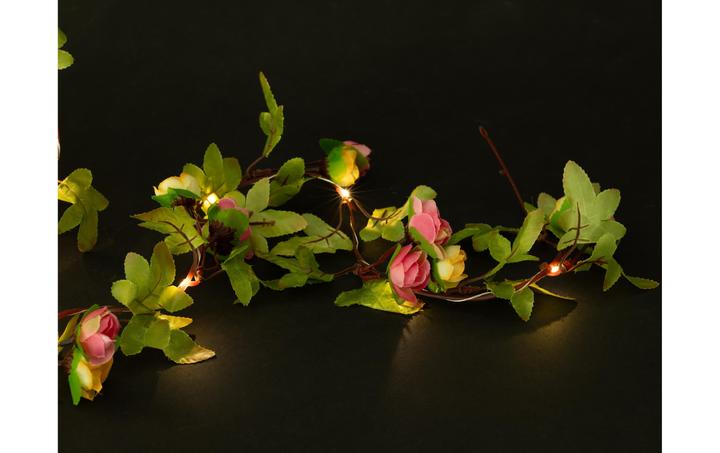 Image du produit Cocon Guirlande lumineuse LED Fleurs solaires (10 m)