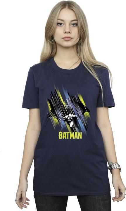 Image du produit Womens/Ladies Batman Flying Batman Cotton Boyfriend T-Shirt (XL)