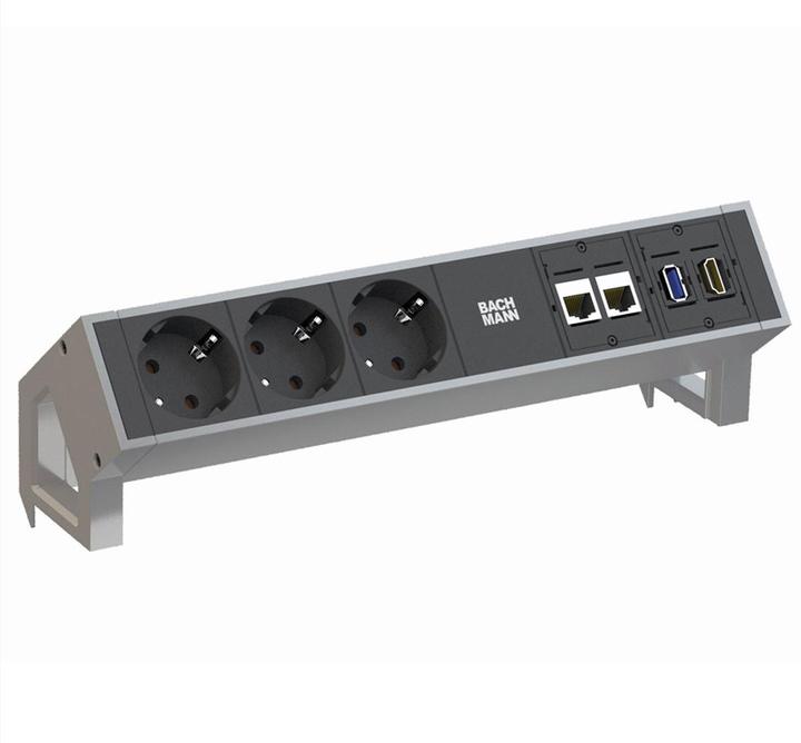 Immagine prodotto Bachmann Scrivania 2 (7 x, CEE 7/7, USB, HDMI, RJ45, 1.50 m)