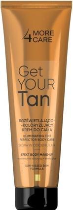 Produktbild More4Care Get Your Tan Body Make Up Brightening Body Cream 100Ml (Körpercreme, 100 ml)