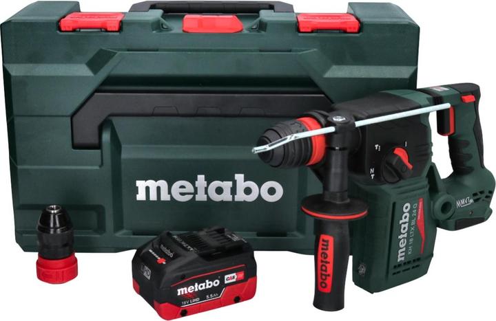 Actual product image Metabo KH 18 LTX BL 24 Q Battery combi hammer 18 V 2.2 J + 1x battery 5.5 Ah + metaBOX - without charger (Rechargeable battery operated)