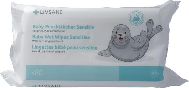 Produktbild Livsane Baby-Feuchttücher Sensitiv (80 Stück)