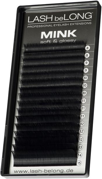 LASH be LONG LASH beLONG MINK LASHES CC-Curl Mix Box schwarz/glossig (Künstliche Wimpern)