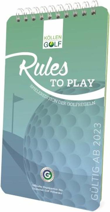 Produktbild Golfregeln - Rules to play