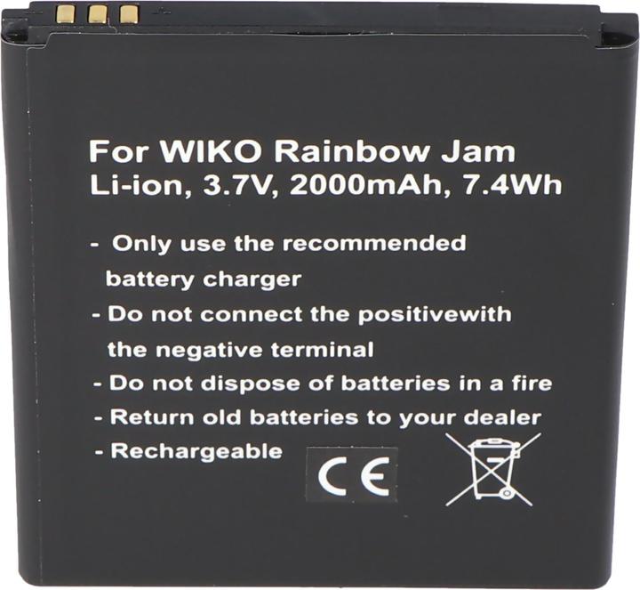 Image du produit Wiko Batterie Rainbow Jam, Rainbow Jam 4G