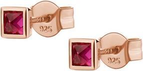 Immagine prodotto Rosato Orecchini a perno in bronzo con zirconi RZCU84