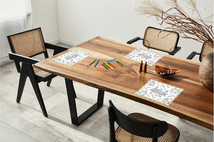 Image du produit Folat Voisin & voisin Sets de table à colorier, 6pcs.