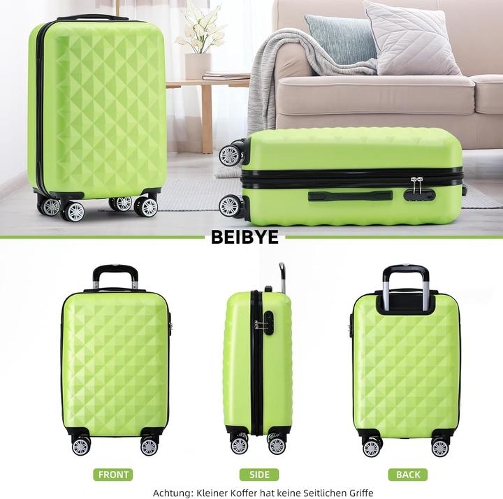 Immagine prodotto Beibye Hartschalen-Trolley (45 l, Bagaglio a mano (fino a 50 litri))
