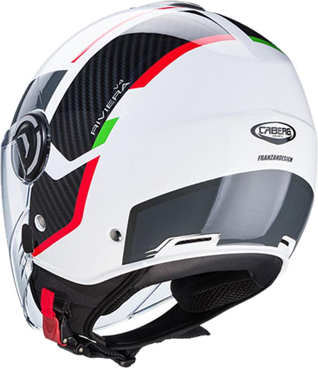 Actual product image Caberg Casque Jet Riviera V4x Geo / Italia / Brillant (M)