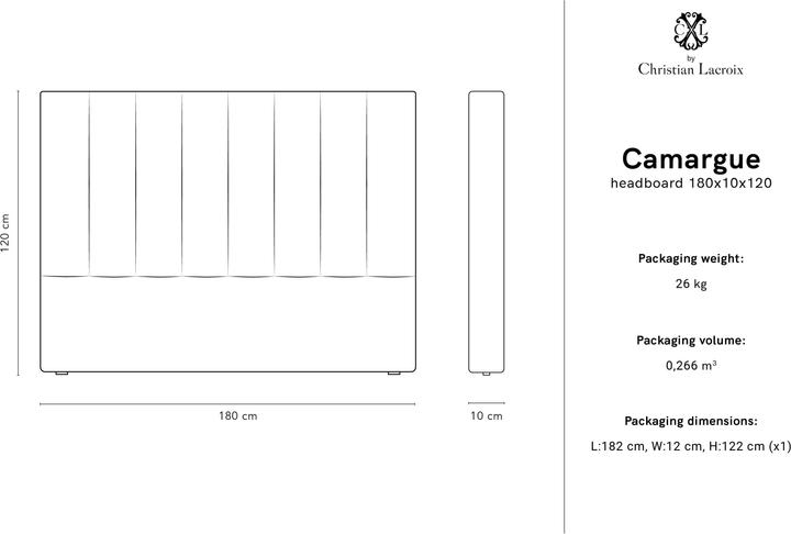 Actual product image CXL by Christian Lacroix Camargue (180 x 10 x 120 cm)