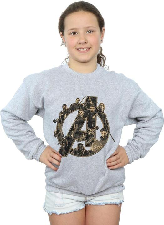 Produktbild Avengers Infinity War Logo Sweatshirt Mädchen (152, 158)