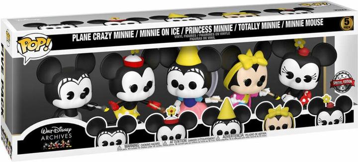 Produktbild Funko POP pack 5 Disney Minnie Mouse Exclusive