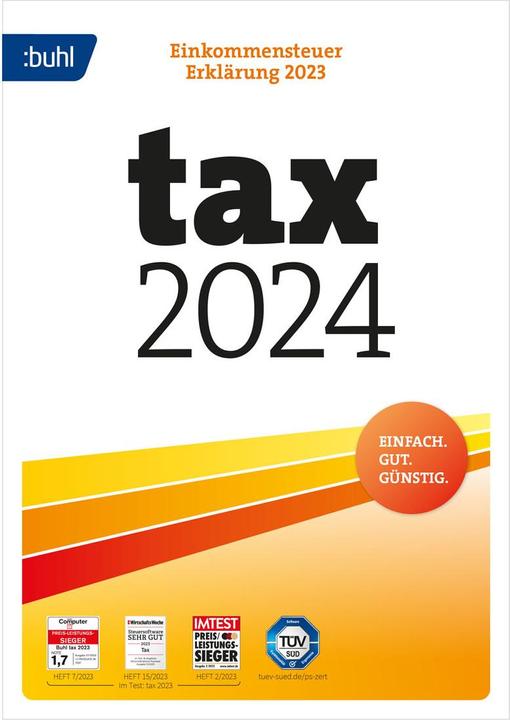 Produktbild Buhl Data Service tax 2024 Download Code (1 User, unbegrenzt)