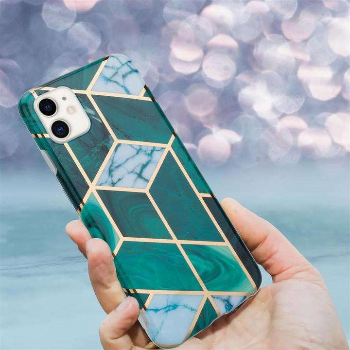 Actual product image Cadorabo IMD TPU Colorful Marble Cover (Apple iPhone 11)