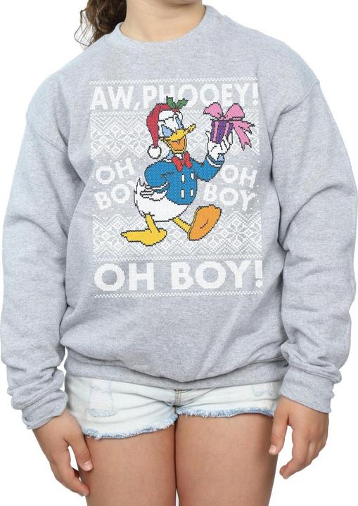 Image du produit Disney - Sweat DONALD DUCK CHRISTMAS FAIR ISLE - Fille (140, 146)