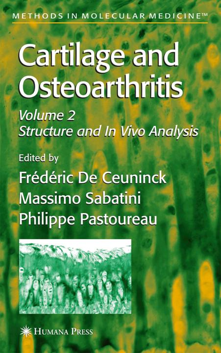 Immagine prodotto Cartilage and Osteoarthritis (Inglese, Massimo Sabatini, Frédéric De Ceuninck, Philippe Pastoureau, 2010)