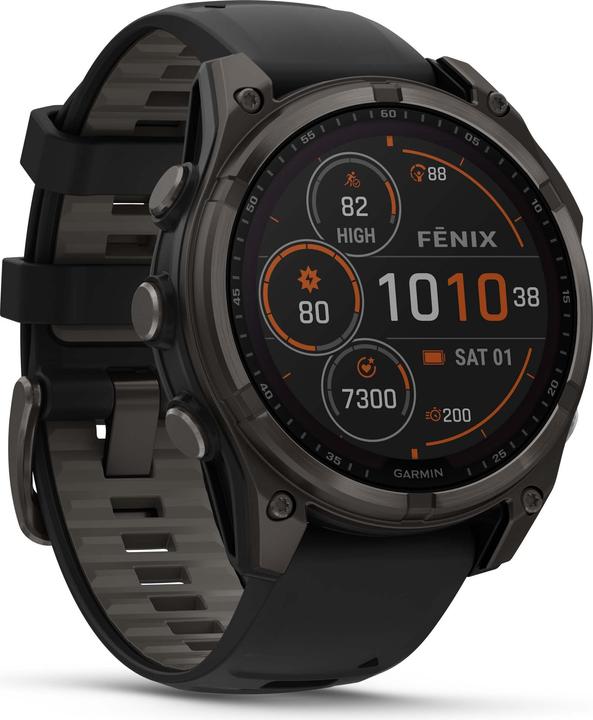 Image du produit Garmin Fenix 8 Solar Sapphire Titan (47 mm)