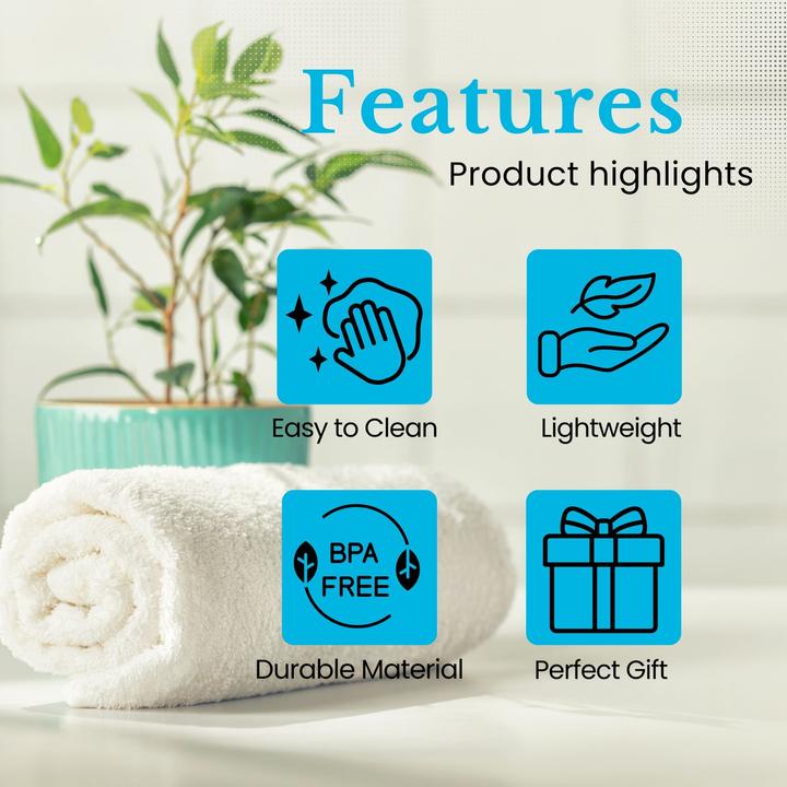 Produktbild Intirilife Badezimmer Zubehör Set inkl. Zahnputzbecher Seifenschale Seifenspender Toilettenbürste
