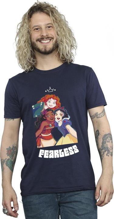 Actual product image Disney Mens Princess Fearless T-Shirt (S)