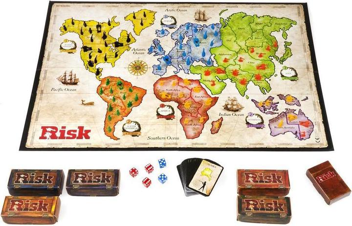 Actual product image Hasbro Gaming Risk Board game War (Finnish)