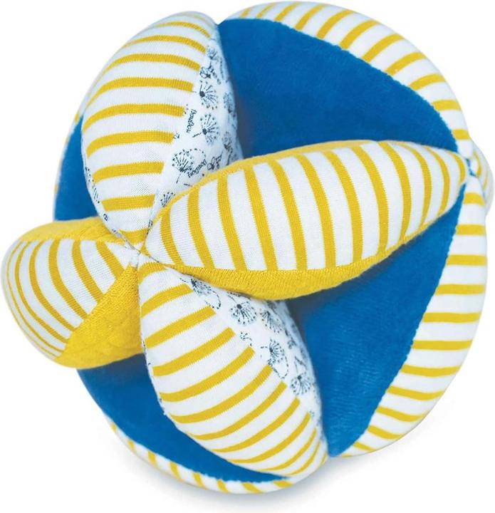 Image du produit Doudou et Compagnie Balle de jeu abeille bio avec hochet